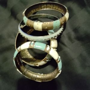 Vintage enamel Bangles